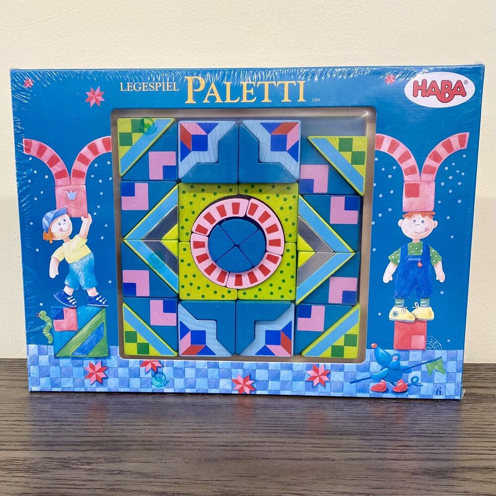 HABA Paletti Legespiel 2203 Arranging Game Kids Unisex OS Multicolor‎ New Wooden